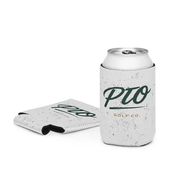 The Clocked Out Can Cooler - Paint Splash